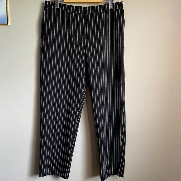 Hudson‎ North Women's Charcoal Pinstriped Pull On Pants Size Medium - Picture 1 of 13